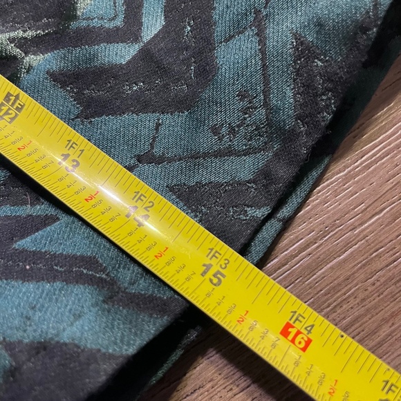 NWT Designer Risto Green/Teal Jacquard Skort Shorts w/ Pockets - Picture 16 of 16